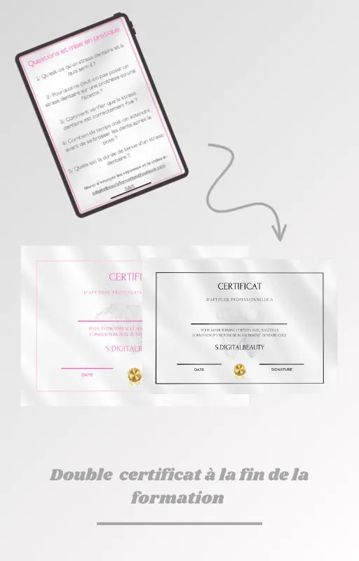 Pack Beauté du Sourire - Certifiante S&S Digital Beauty