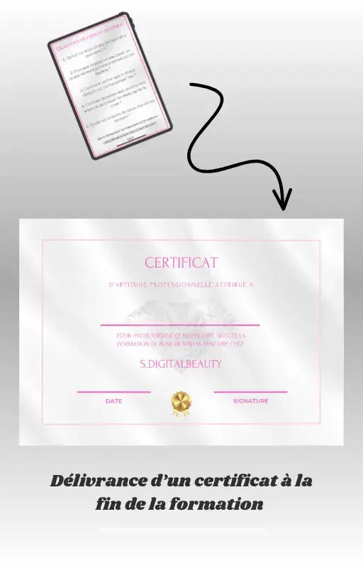 Formation STRASS DENTAIRE - Certifiante S&S Digital Beauty