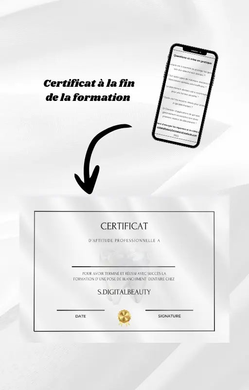 Formation Blanchiment Dentaire - Certifiante S&S Digital Beauty